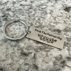 Taylor Swift All Too Well Patriarchy Metal Keychain